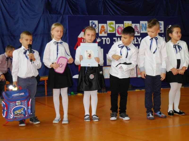 Pasowanie na ucznia klasy I.